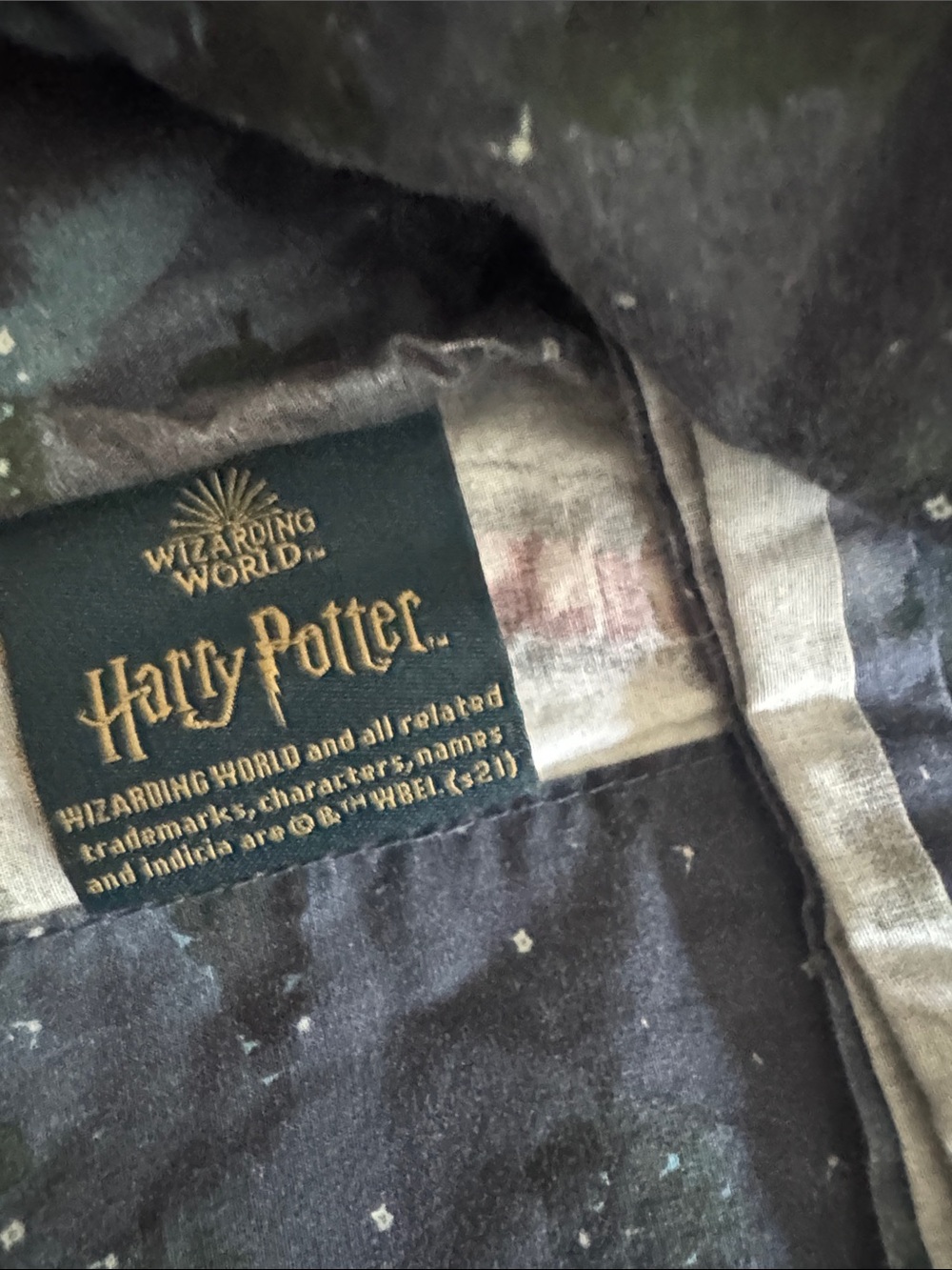 Pottery Barn Teen Christmas at Hogwarts sheet set. Harry Potter - Picture 5 of 5